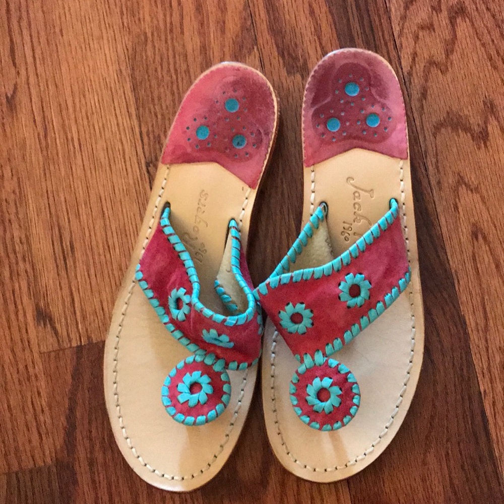 Jack Rogers suede sandals
